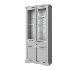 Фото Шкаф с витриной VALENCIA 2V2D1S Н