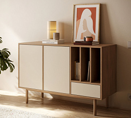 Фото Комод с двумя дверками и ящиком Alice ALC02