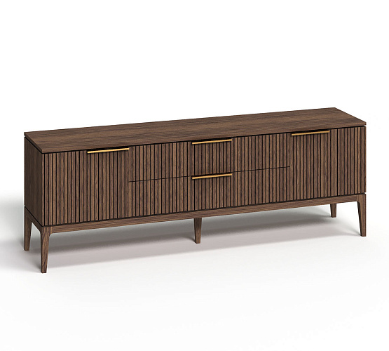 Фото Тумба ТВ с 2 ящиками и 2 распашными фасадами Bryce