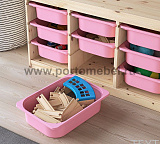 Стеллаж Труфаст горизонтальный с контейнерами 2