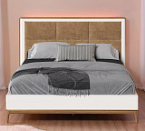 Кровать двуспальная Bari с мягкой вставкой