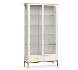 Фото Витрина стеклянная большая Alte Primo gold Pr114BP