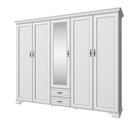 Фото Шкаф пятидерный 5DG2S Z TIFFANY (вудлайн кремовый)