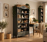 Стеллаж широкий Marlette WOOD Прованс