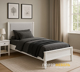 Кровать односпальная Бридж с мягким изголовьем