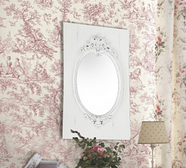 Фото Зеркало Белые Розы прованса Снежный Прованс