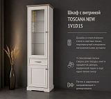 Шкаф с витриной TOSCANA NEW 1V1D1S