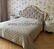 Кровать двуспальная Romantic Gold R418/R416 с мягким изголовьем