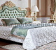 Кровать двуспальная Милано MK-1860-IV с кристаллами