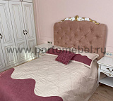 Кровать двуспальная Romantic Gold R714D/R716D/R718D с мягким изголовьем