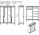 Шкаф четырехдверный Милана 01/04-2