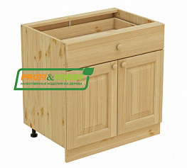 Фото Тумба 2 двери 1 ящик 800 Profi&Hobby