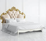 Кровать двуспальная Romantic Gold R566D/R568D с мягким изголовьем