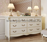 Комод широкий Romantic 8 ящиков