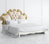 Кровать двуспальная Romantic Gold R566/R568 с мягким изголовьем