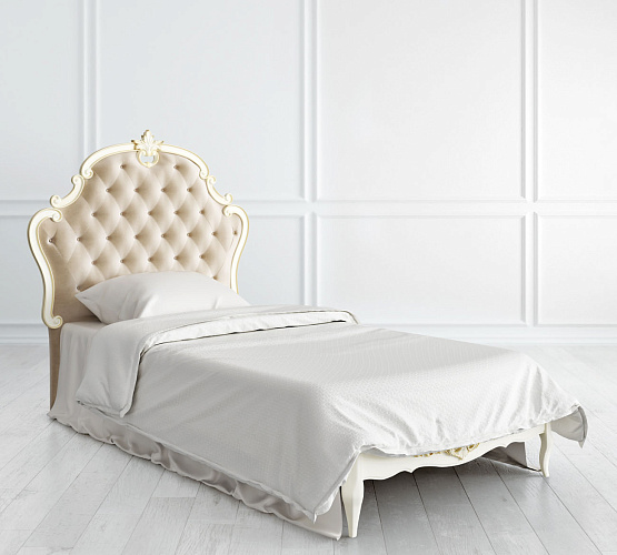 Фото Кровать односпальная Romantic Gold R539/R532 с мягким изголовьем