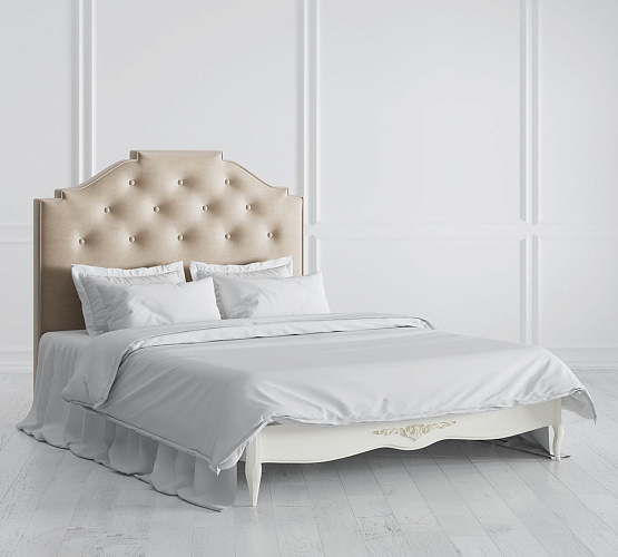 Фото Кровать двуспальная Romantic Gold с мягким изголовьем R646/R648