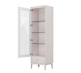 Шкаф с витриной Джали однодверный