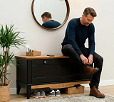 Тумба обувная Пенни Блэк