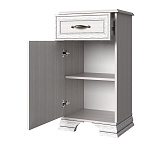 Тумба 1D1S TIFFANY (вудлайн кремовый)