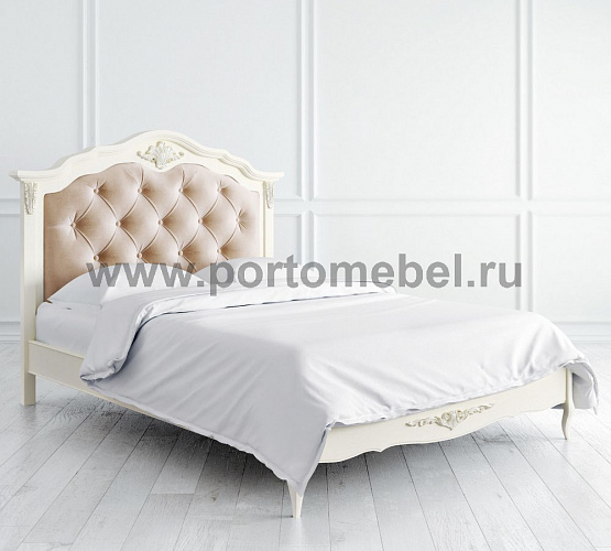 Фото Кровать двуспальная Romantic с мягким изголовьем