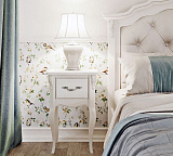 Кровать двуспальная Silvery Rome с мягким изголовьем