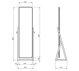 Зеркало напольное 003