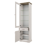 Шкаф с витриной TOSCANA NEW 1V1D1S