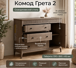 Фото Комод Грета №2 (Р)