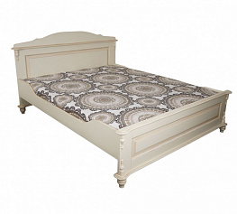 Фото Кровать двуспальная Скандия с низким изножьем
