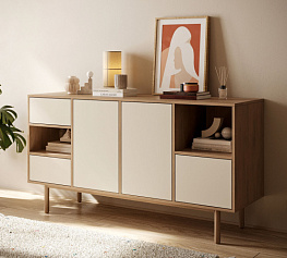 Фото Комод с двумя дверками и тремя ящиками Alice ALC03