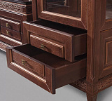 Шкаф с витриной Бристоль ГМ 6401