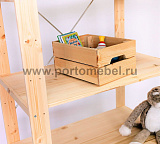 Стеллаж Хей 120х78х50 полки из щита