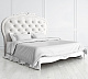 Кровать двуспальная Silvery Rome S516D/S518D с мягким изголовьем