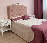 Кровать двуспальная Romantic Gold R714D/R716D/R718D с мягким изголовьем