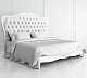 Кровать двуспальная Silvery Rome G526/G528 с мягким изголовьем