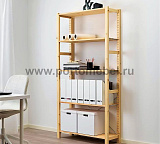 Стеллаж Хей 171х78х50 полки из щита