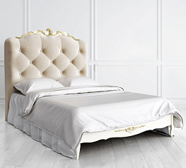 Фото Кровать двуспальная Romantic Gold R714D/R716D/R718D с мягким изголовьем