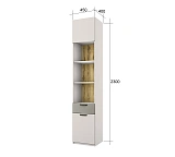 Шкаф открытый MODERN 2D1S/45
