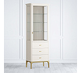 Витрина стеклянная малая Primo gold Pr013DP