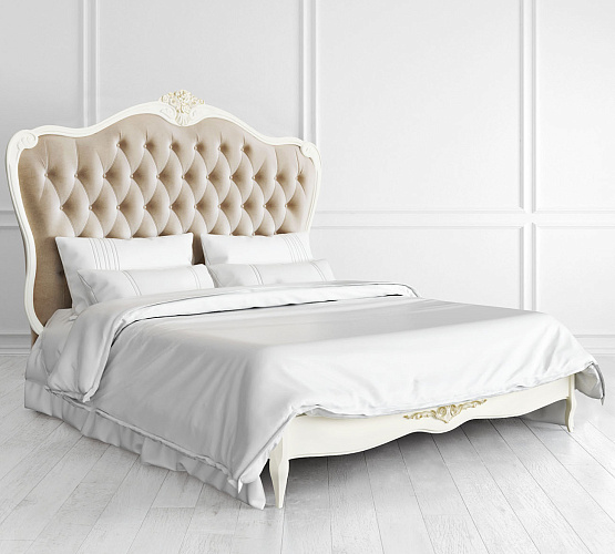 Фото Кровать двуспальная Golden Rose с мягким изголовьем
