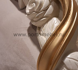 Кровать двуспальная Romantic Gold R418/R416 с мягким изголовьем