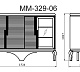 Тумба Милана 06 (ст декор.)