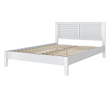 Кровать двуспальная Грация 3 Белый античный 160