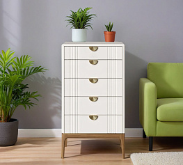 Фото Комод высокий Bari 5 ящиков