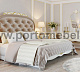 Кровать двуспальная Romantic R516D/R518D с мягким изголовьем
