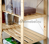 Стеллаж Хей 120х78х50 полки из реек
