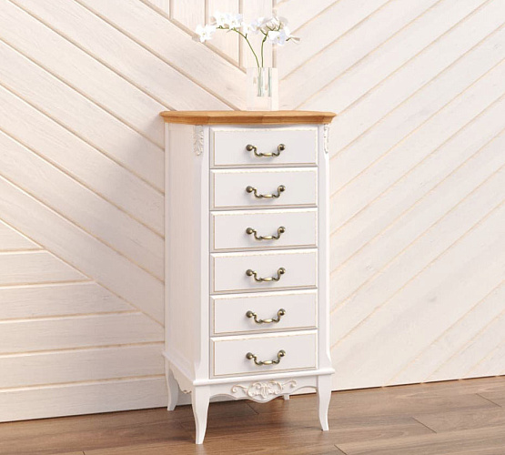 Фото Комод Marlette WOOD высокий 6 ящиков