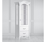 Витрина стеклянная Silvery Rome с 2 ящиками