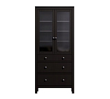 Шкаф витрина 3 ящика широкий HEMNES Кымор